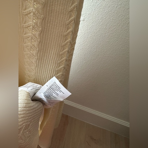 Sandro Womens Naturels Button-embellished Knitted Maxi Dress In Cream - Picture 10 of 16